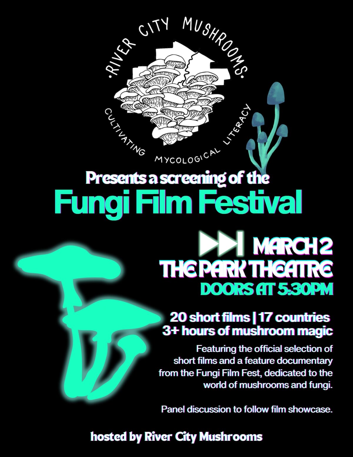River City Mushrooms Presents a Screening of the Fungi Film