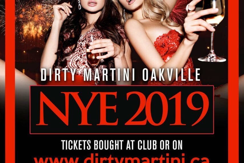 Dirty Martini Oakville NYE 2020