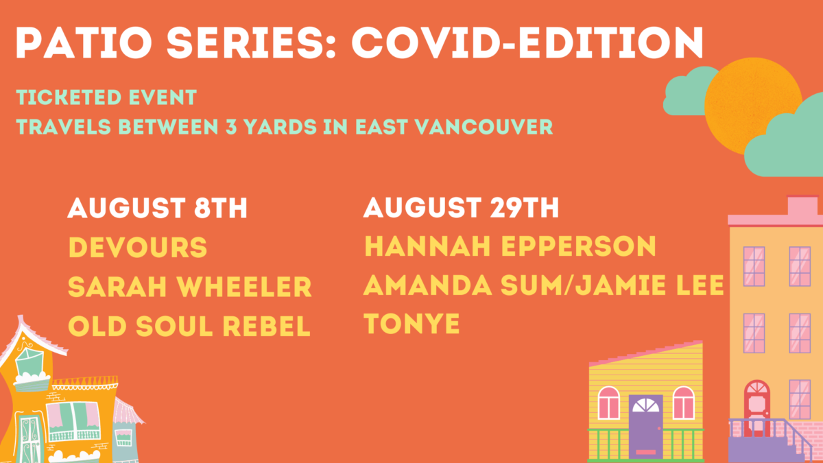 Patio Series COVID Edition East Vancouver To Do Canada