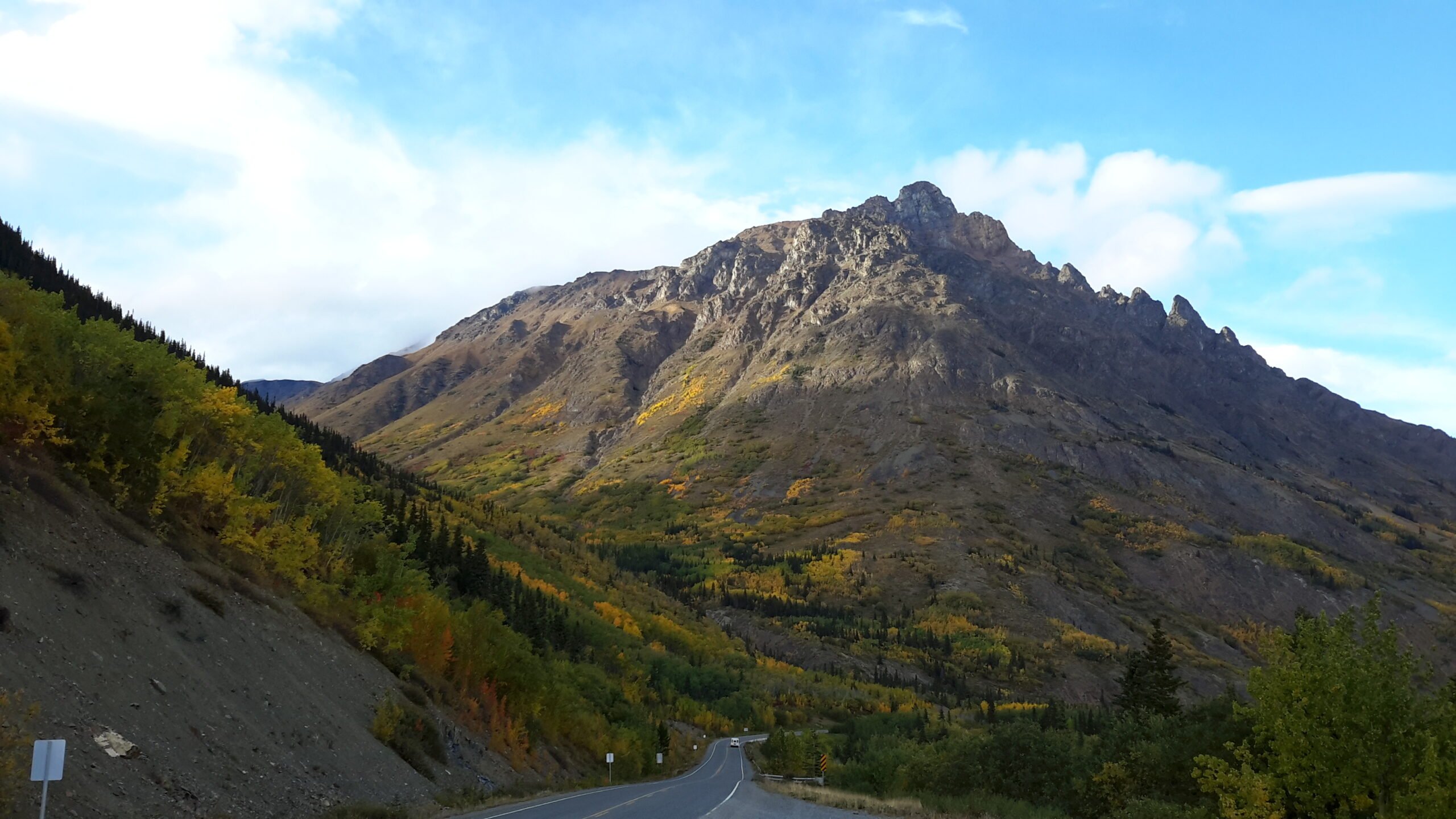 South Klondike Highway from Whitehorse, Yukon to Skagway, Alaska