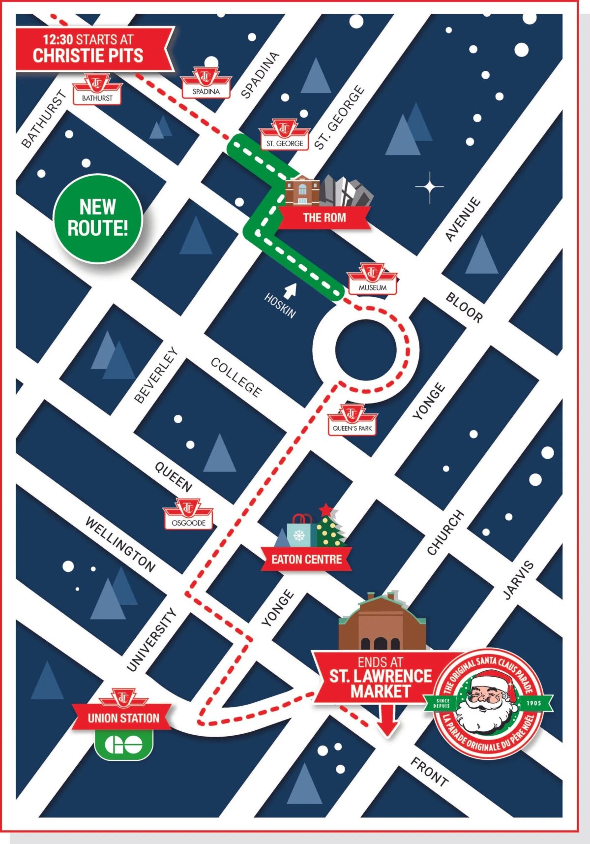2024 Toronto Santa Claus Parade This Sunday Route, Parking, Road