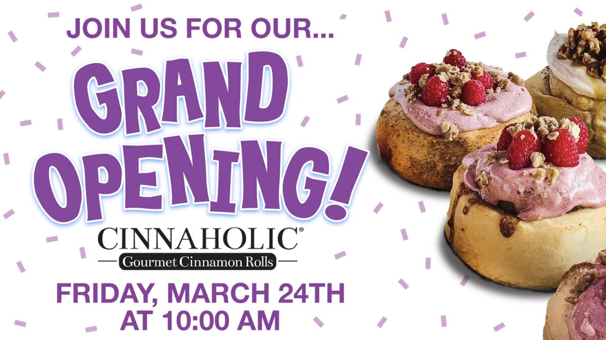 Cinnaholic South Trail Crossing – Grand Opening!