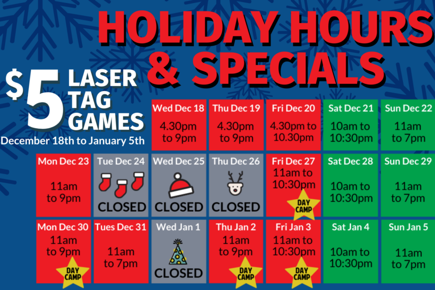 5 Laser Tag Games at Laser City