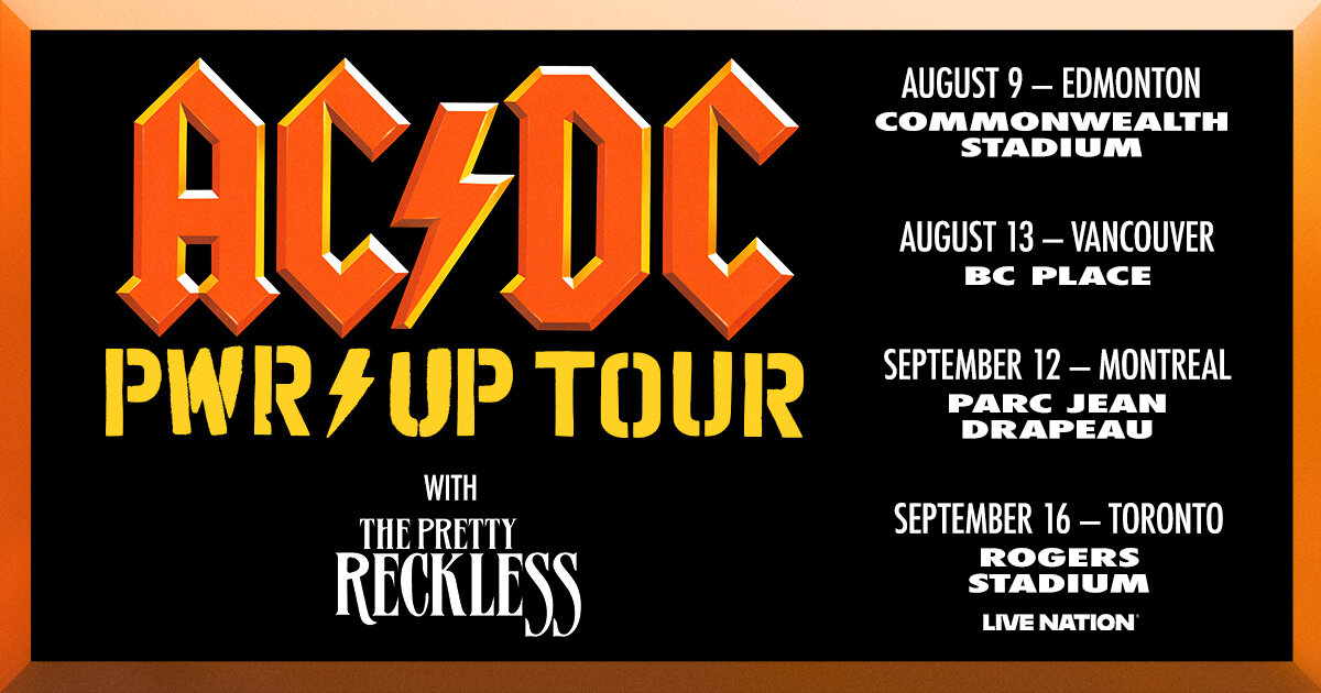AC/DC to Perform in Edmonton, Vancouver, Montreal and Toronto on ...