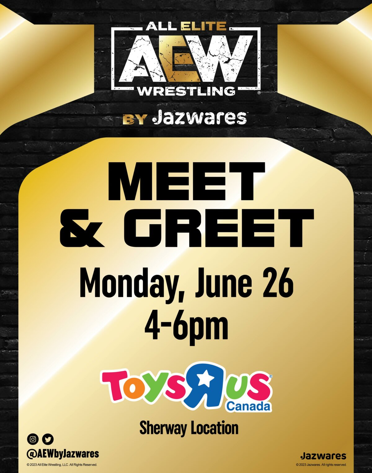 AEW Stars Live InStore Meet & Greet at Toys "R" Us