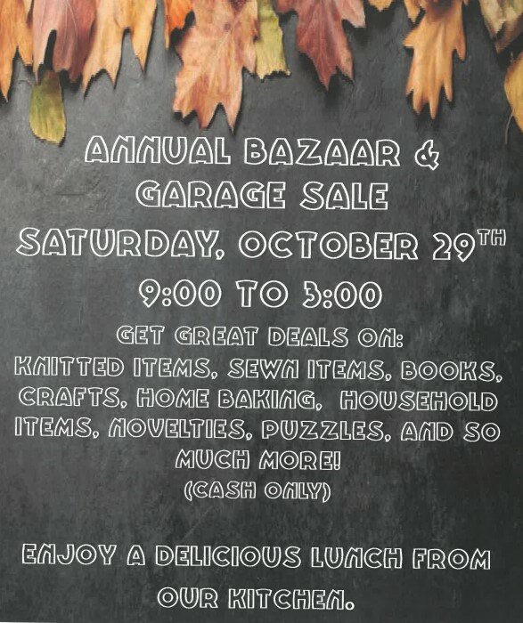 Indoor Bazaar & Garage Sale