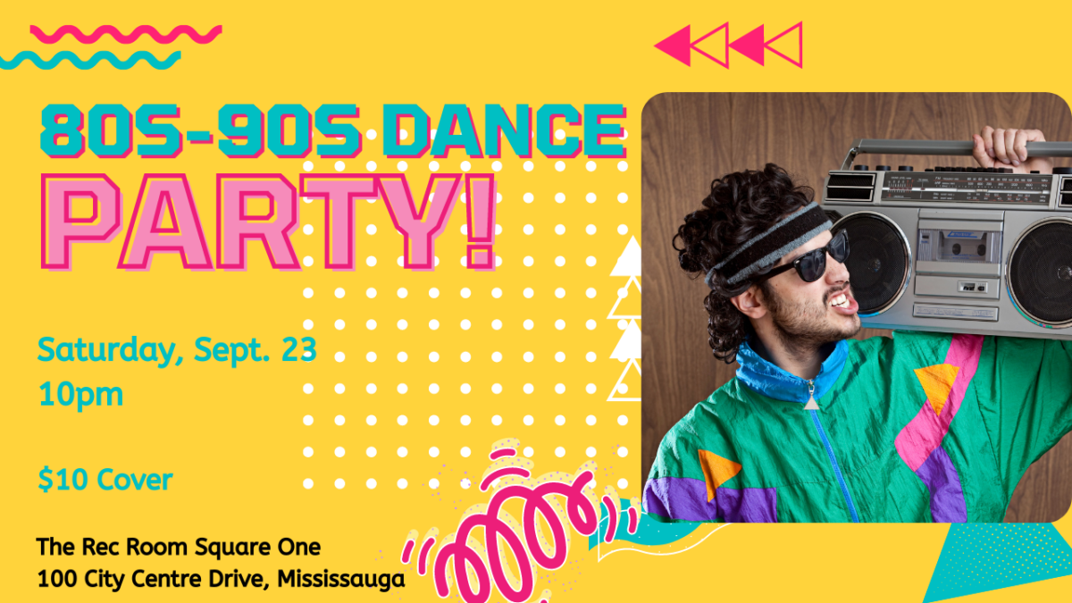 Retro 80s and 90s Dance Party
