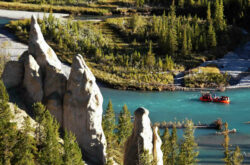 Get Close to Banff Hoodoos on a Float Trip on Bow River With Rocky Mountain Raft Tours