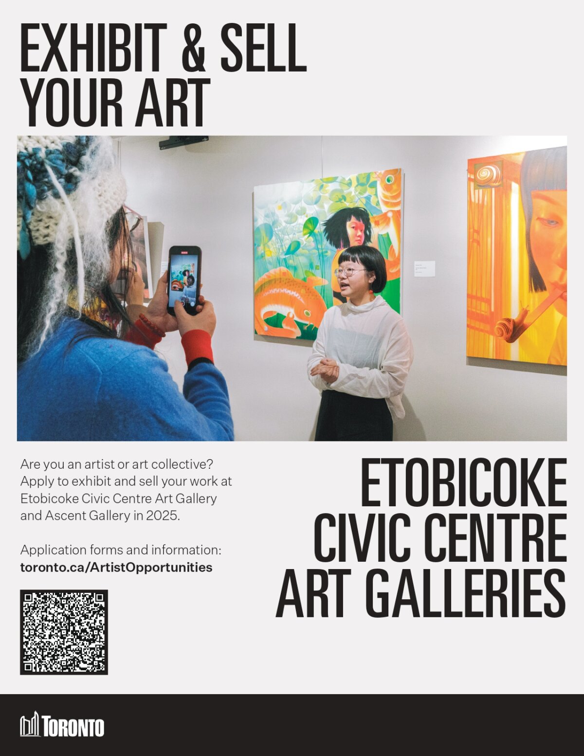 Call for Submissions: Etobicoke Civic Centre Art Gallery 2025 Exhibitions