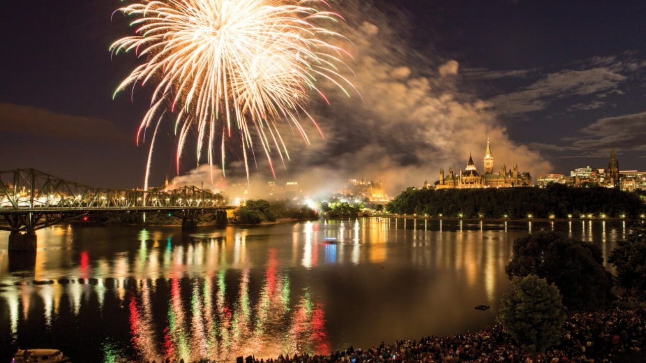 Canada Day 2023 Fireworks Edmonton