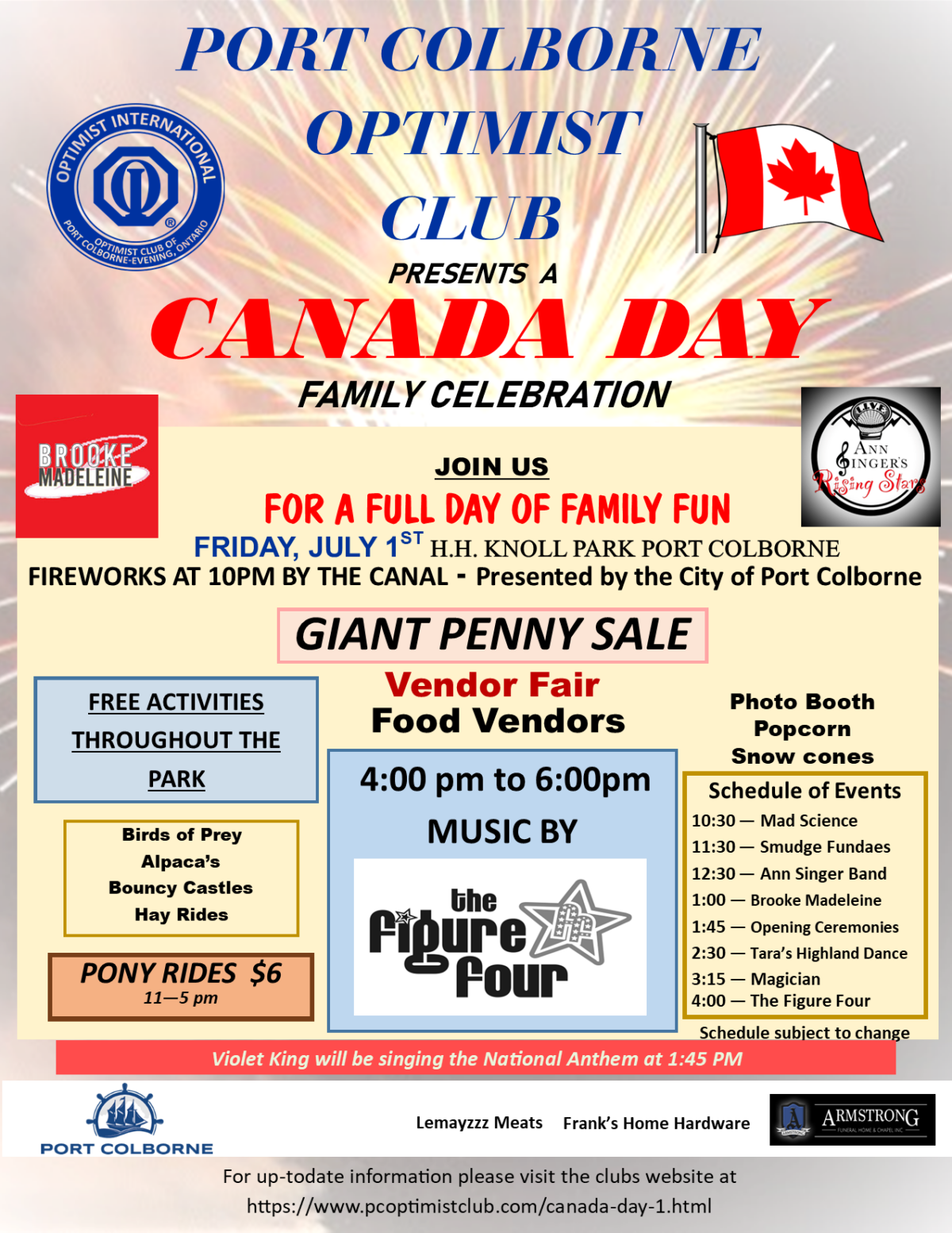 2022 Canada Day Long Weekend in Niagara Falls Region Fireworks