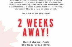 Sage Creek Canada Day Celebration