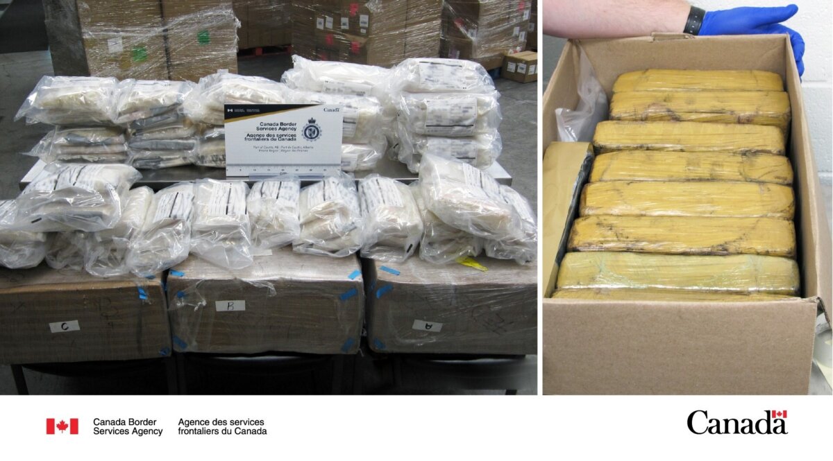 CBSA Seizes 228 Kg Of Illegal Drugs At Alberta Border Crossing cbsa-seizes-228-kg-of-illegal-drugs-at-alberta-border-crossing