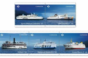 Marine Heritage: Canada Post Issues New Stamps Showcasing Five Ferries