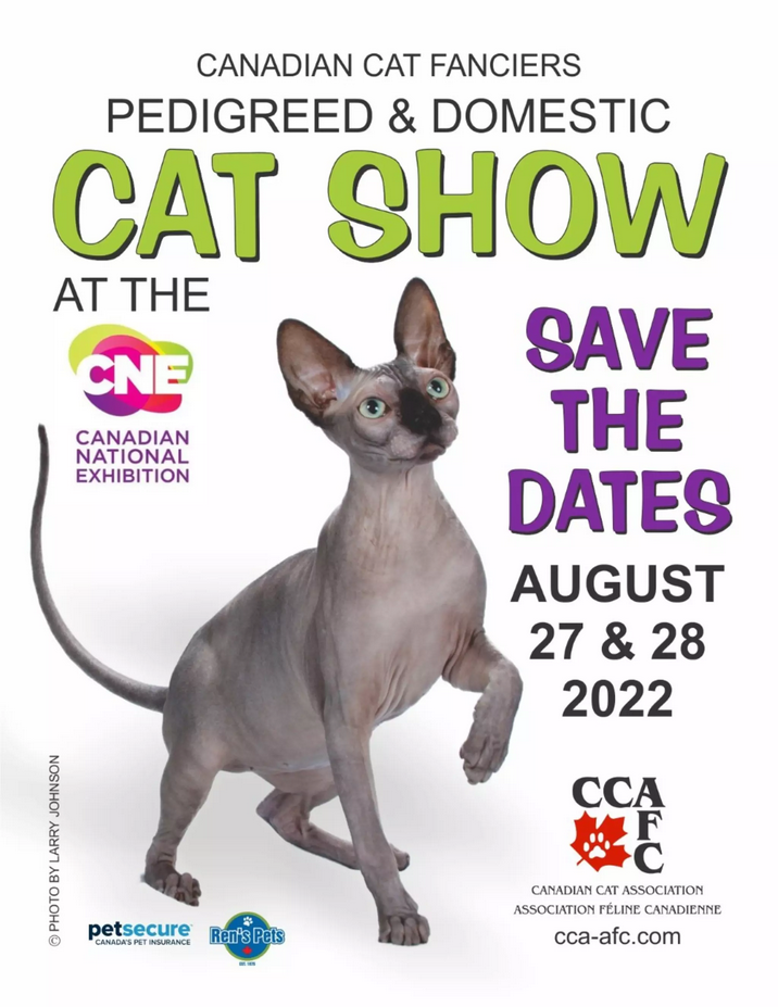 Canadian National Cat Fanciers CNE Cat Show