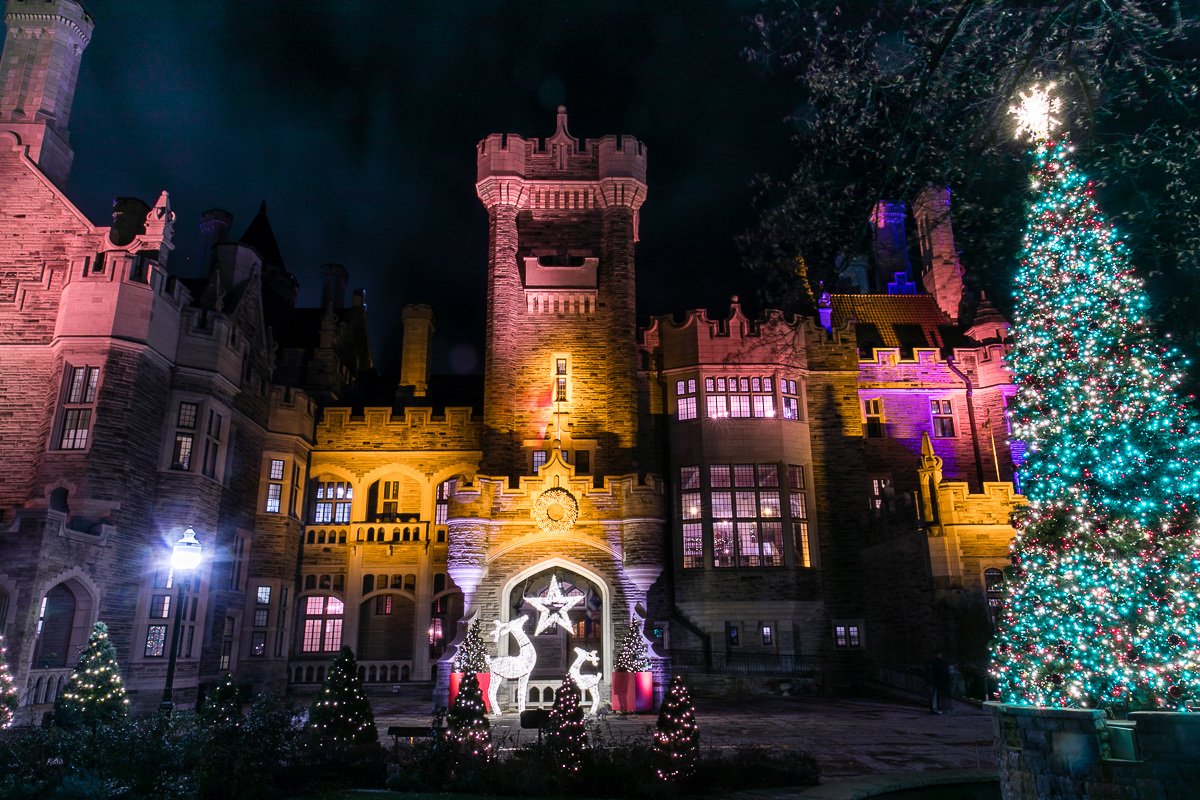 Casa Loma’s Holiday Light Tour