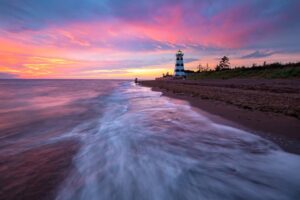 Escape to Cedar Dunes: PEI’s Serene Beach with a Historic Lighthouse Stay