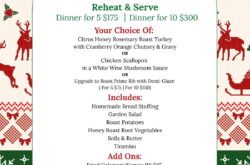 Ottawa Restaurants to Order Christmas/Holiday Dinner Take-Out – 2025