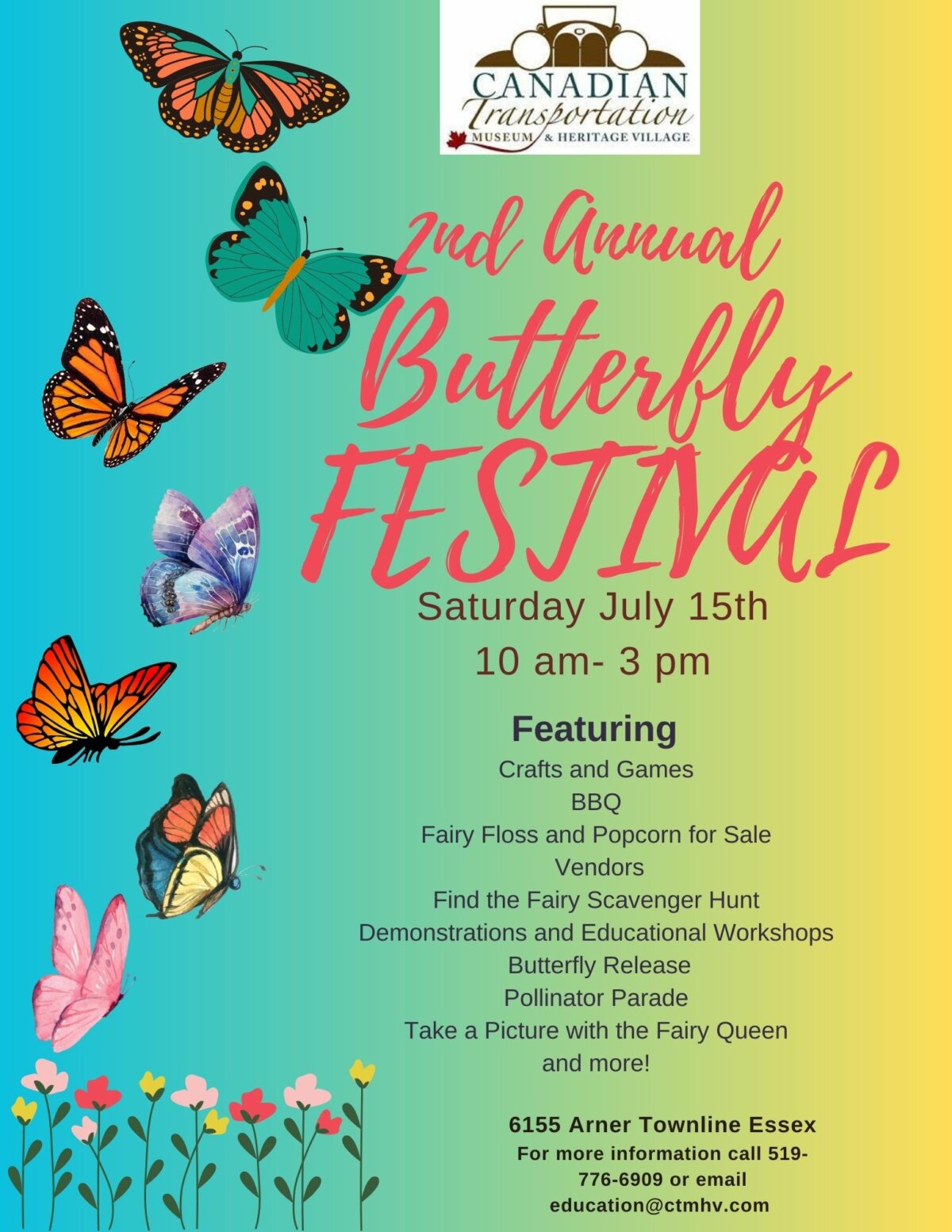 CTMHV’S 2nd Annual Butterfly Festival