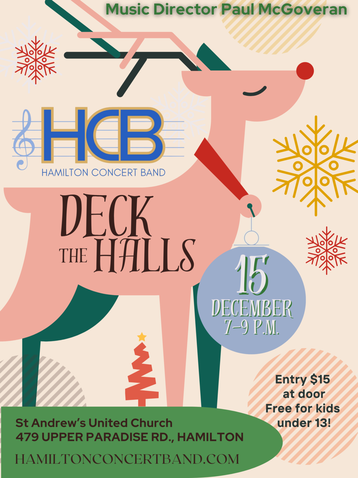The Hamilton Concert Band presents Deck The Halls!