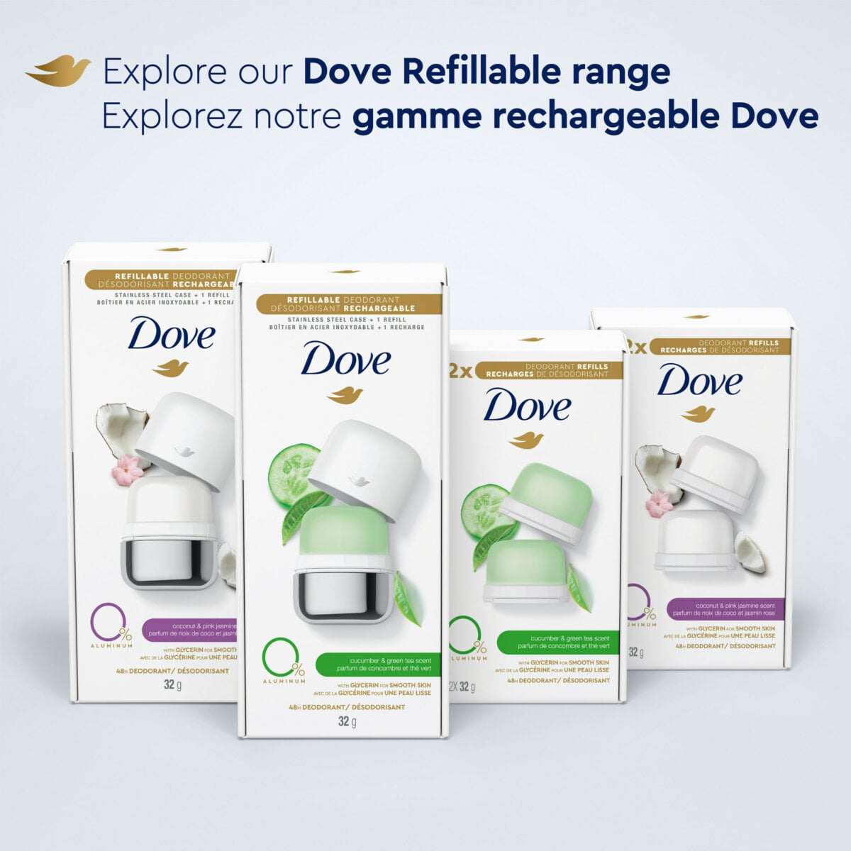 You Can Now Buy Dove’s Refillable Deodorant in Canada