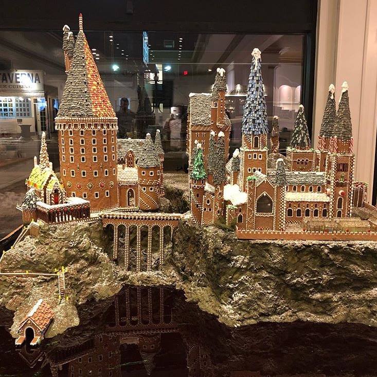 See Duchess Bake Shop’s Gingerbread Hogwarts