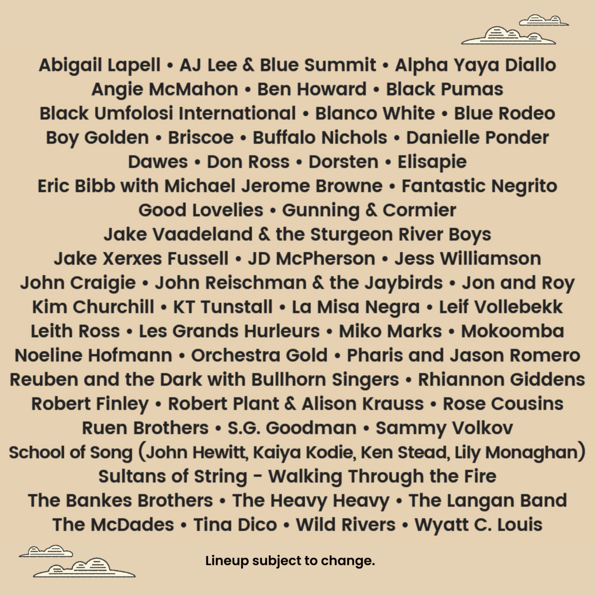 2024 Edmonton Folk Music Festival Reveals Lineup; Tickets on Sale June 1