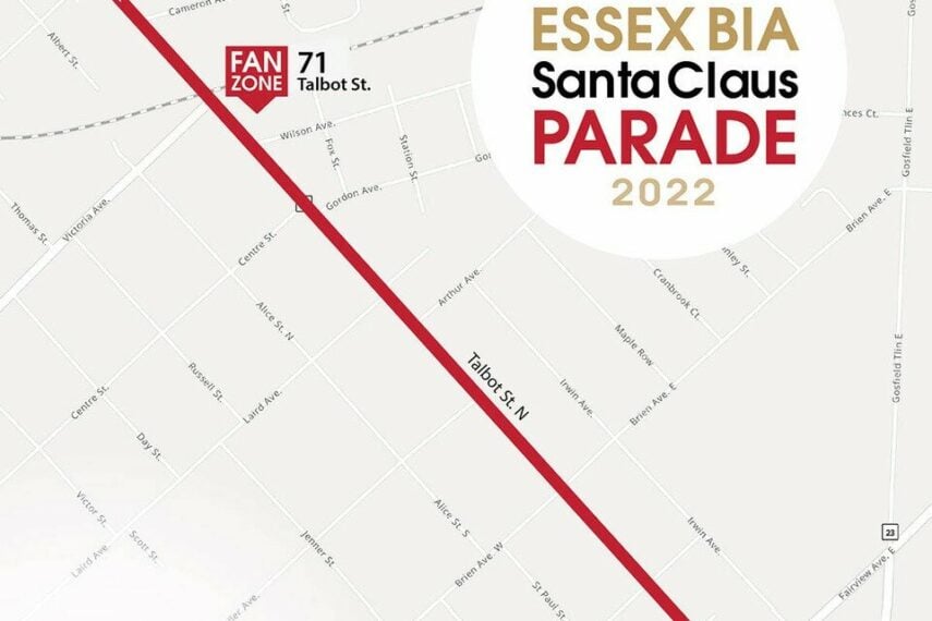 Essex 2024 Santa Claus Parade