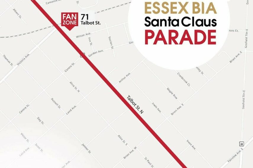 Essex 2024 Santa Claus Parade