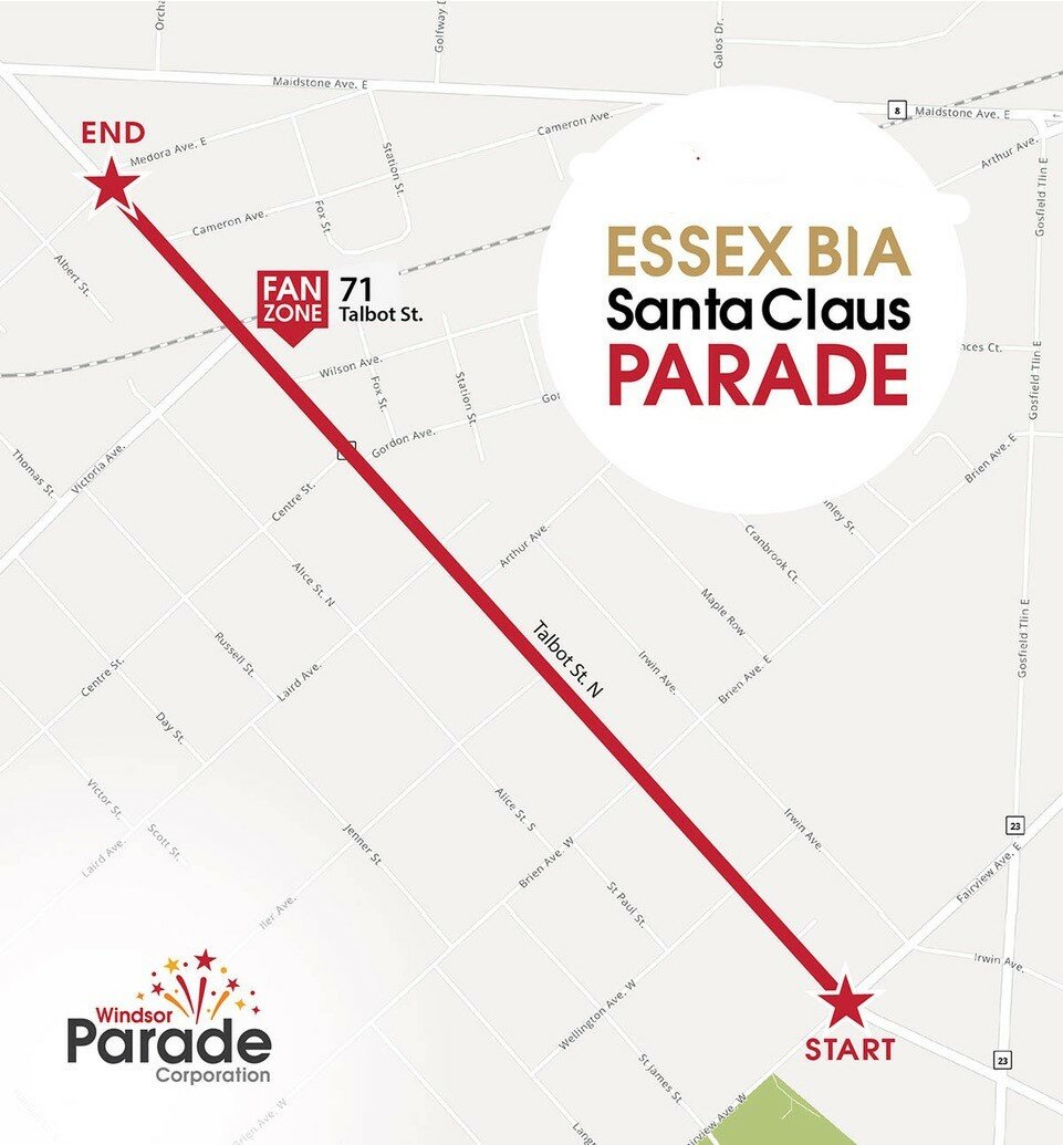 Essex 2024 Santa Claus Parade