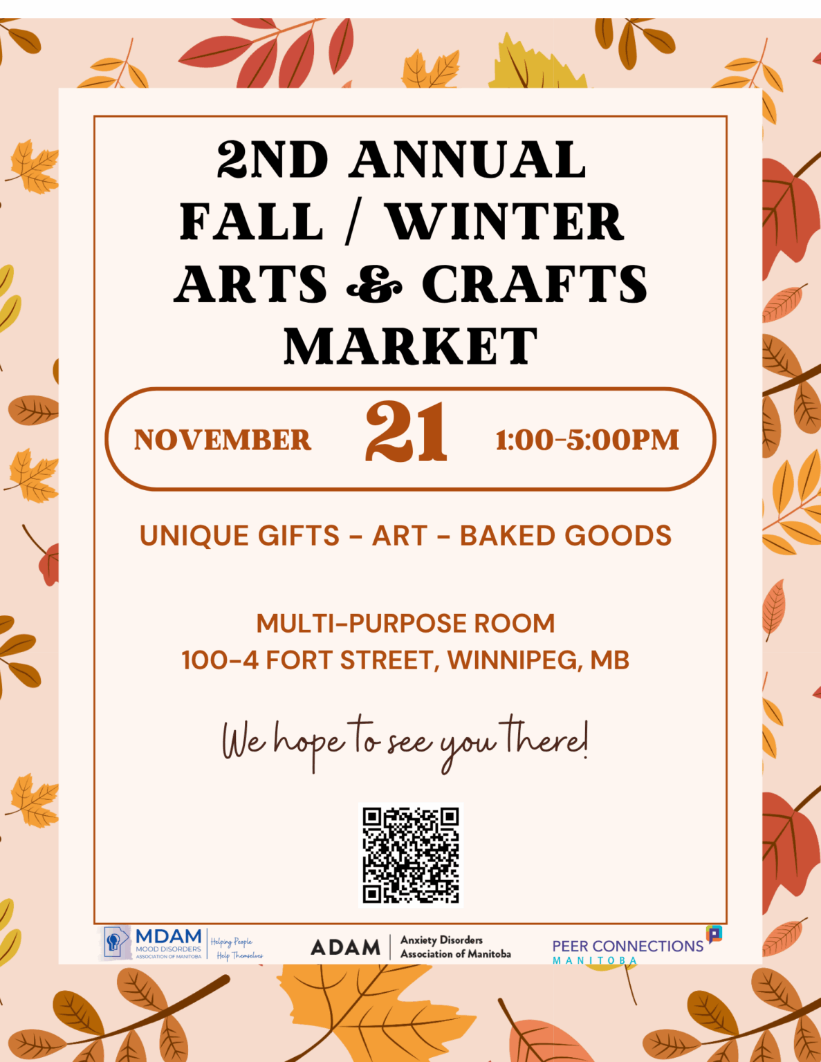2nd Annual Fall/Winter Arts & Crafts Market
