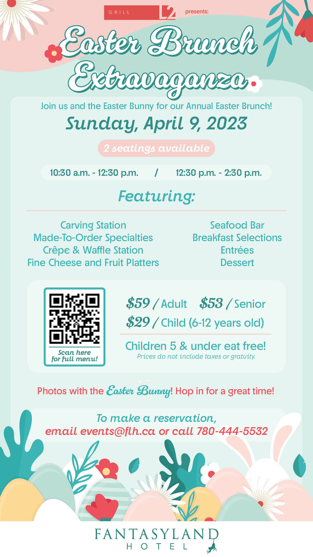 25 Restaurants For 2023 Easter Brunch or Dinner in Edmonton To Do Canada