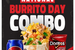 Fat Bastard Burrito Rolls Out $5.99 Combo for National Burrito Day