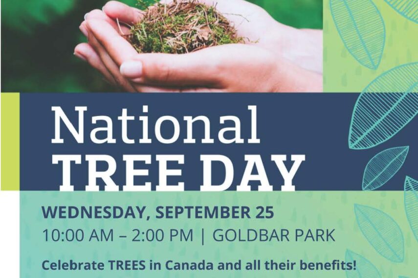 National Tree Day Goldbar Park, 10955 50 Street Northwest, Edmonton