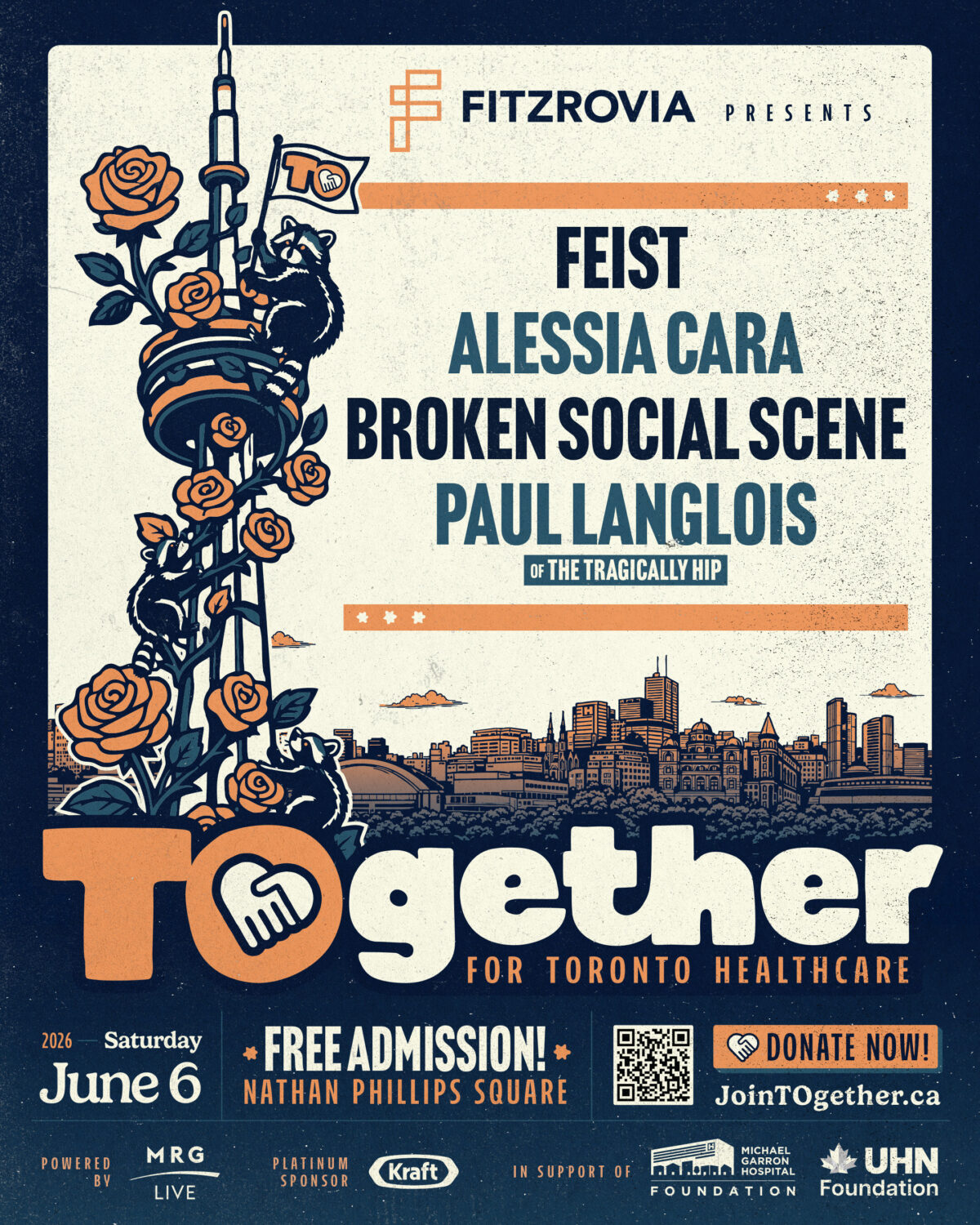 TOgether for Toronto Healthcare - FREE Music & Wellness Festival