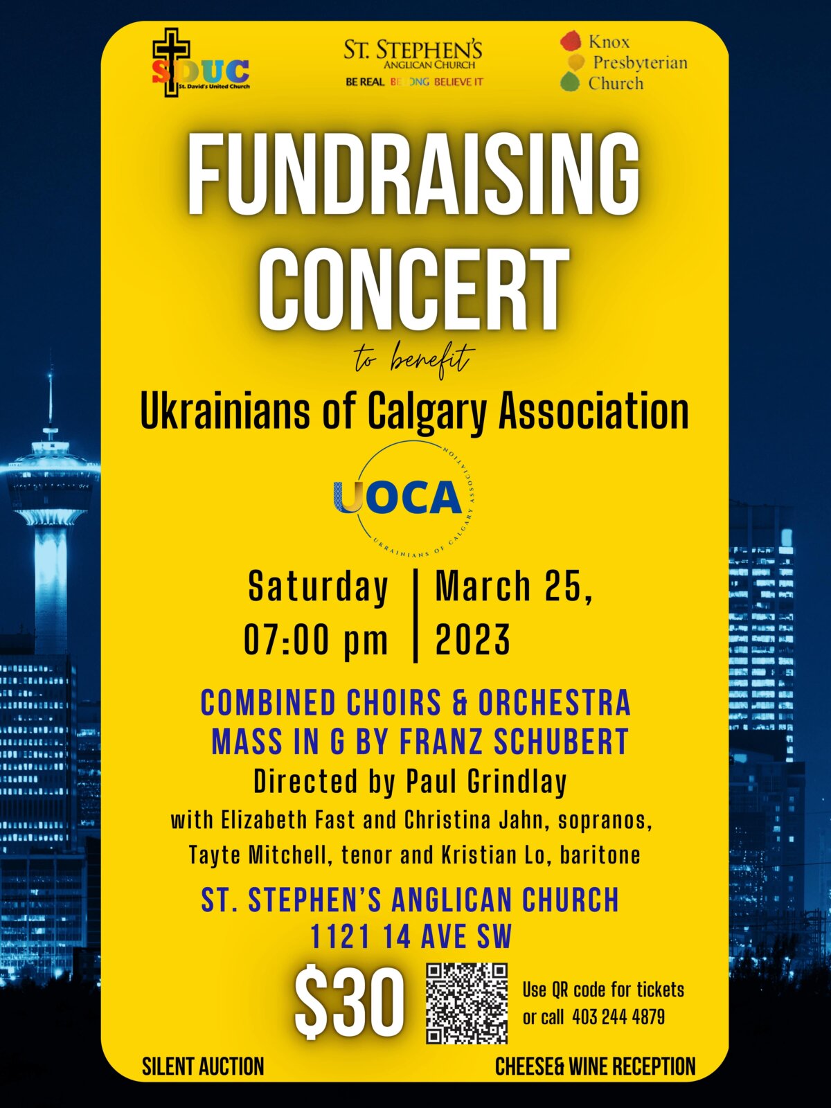 Fundraising Concert and Silent Auction for Ukraine
