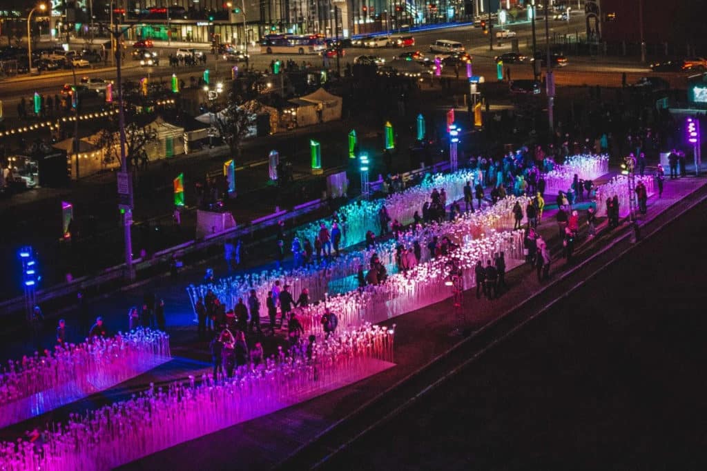 GLOW Winter Light Festival Downtown, Calgary, AB To Do Canada