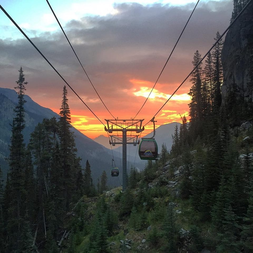 Gondola Banff Sunshine Meadows