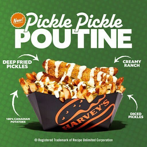 Harvey’s Adds Pickle Pickle Poutine Inspired by TikTok Sensation to Its