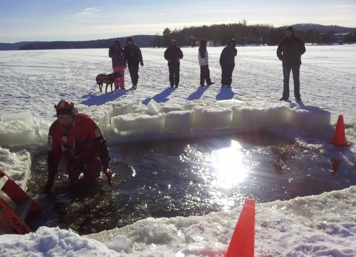 New Year's Day Polar Bear Dips in Canada