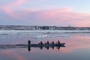 Ice Canoeing - A Canadian Winter Experience