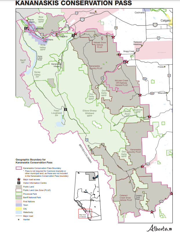 Kananaskis Conservation Pass You Will Have to Pay 15 Vehicle Pass Per