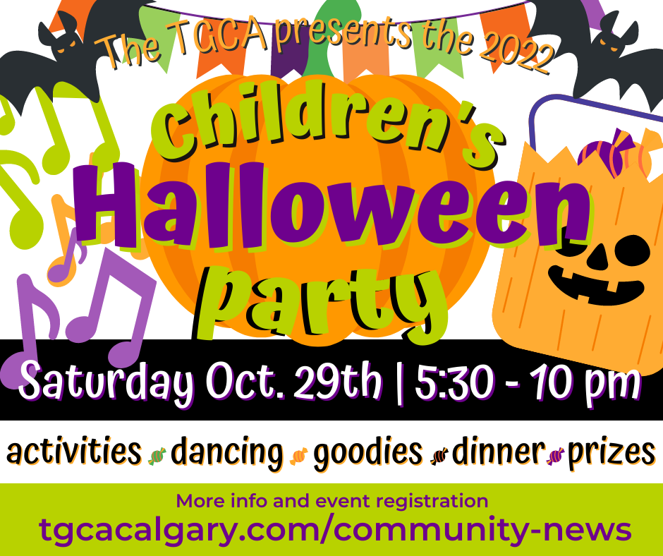 The TGCA 2022 Children’s Halloween Party