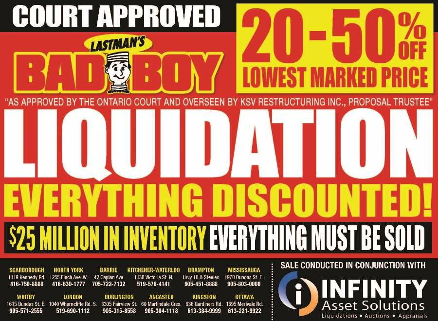 Bad Boy Furniture Announces Up to 50 Off Liquidation Sale