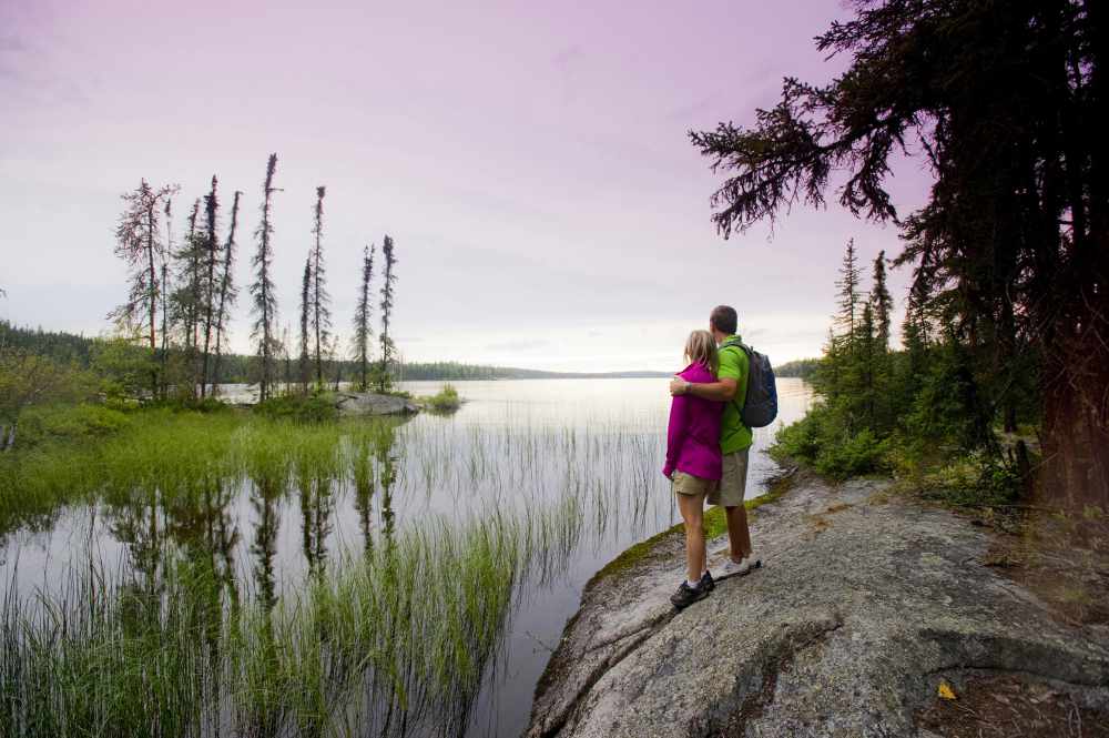 Hiking at Lac Ronge