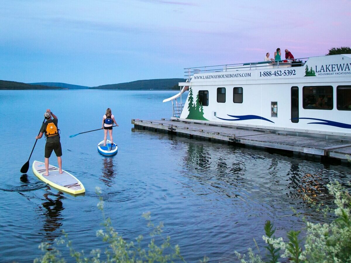 Explore Saint John River on a Houseboat Vacation Near Fredericton