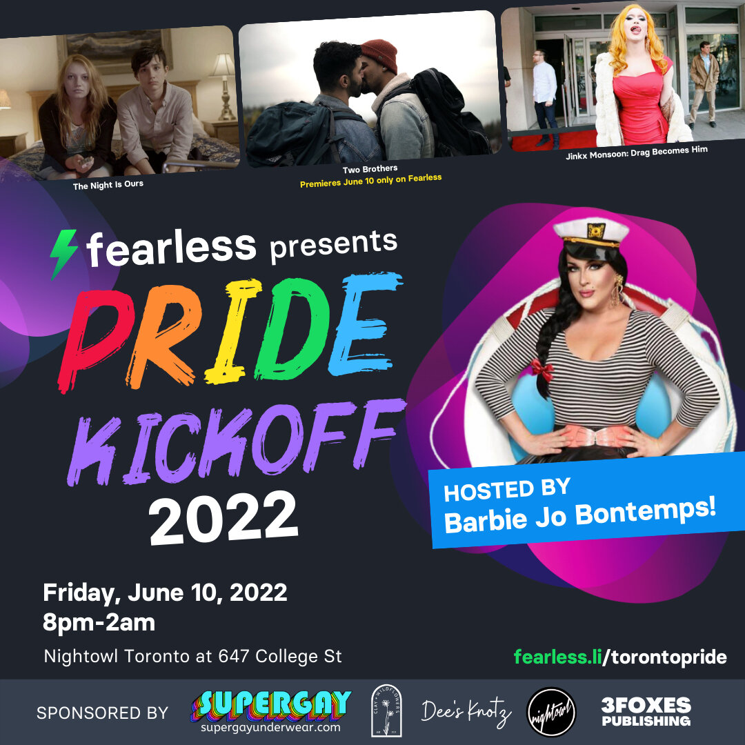 Fearless presents Pride Kickoff 2022 | Nightowl Toronto, 647 College St., Toronto | To Do Canada