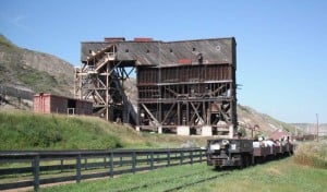Mantrip & tipple - Atlas Coal Mine National Historic Site