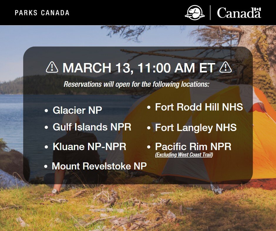 Parks Canada Reservations 2024 Ailyn Atlanta
