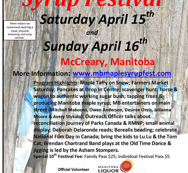 McCreary’s Manitoba Maple Syrup Festival
